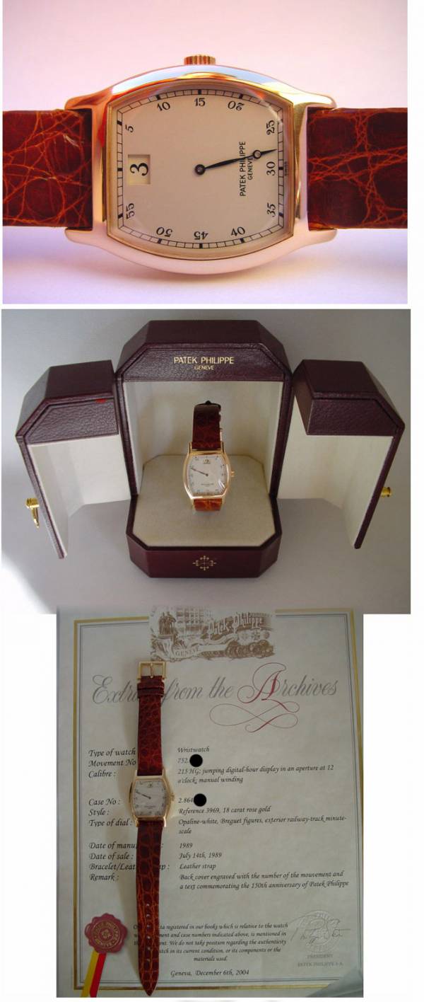 Patek Philippe 3969 Jumping Hour limitiertes Sondermodell von 1989